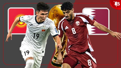  20h45 ngày 25/3: Kyrgyzstan vs Qatar